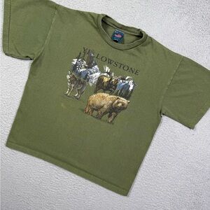 Kids Vintage‎ Yellowstone national Park animal nature T-shirt